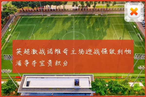 英超激战诺维奇主场迎战强敌利物浦争夺宝贵积分