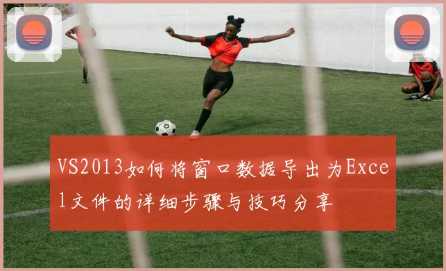 VS2013如何将窗口数据导出为Excel文件的详细步骤与技巧分享